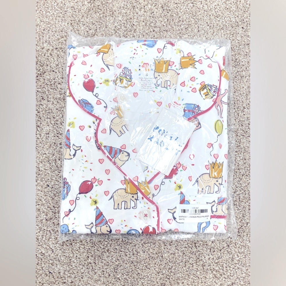 Brand New Roller Rabbit Pajamas - Birthday Bonanza Polo